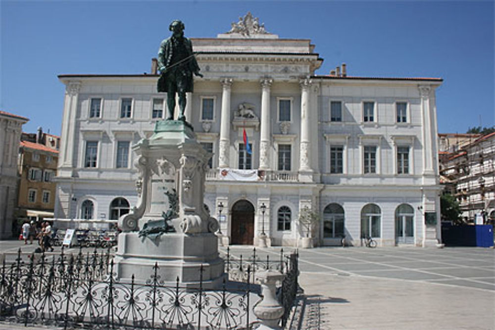 La statue de Giuseppe Tartini