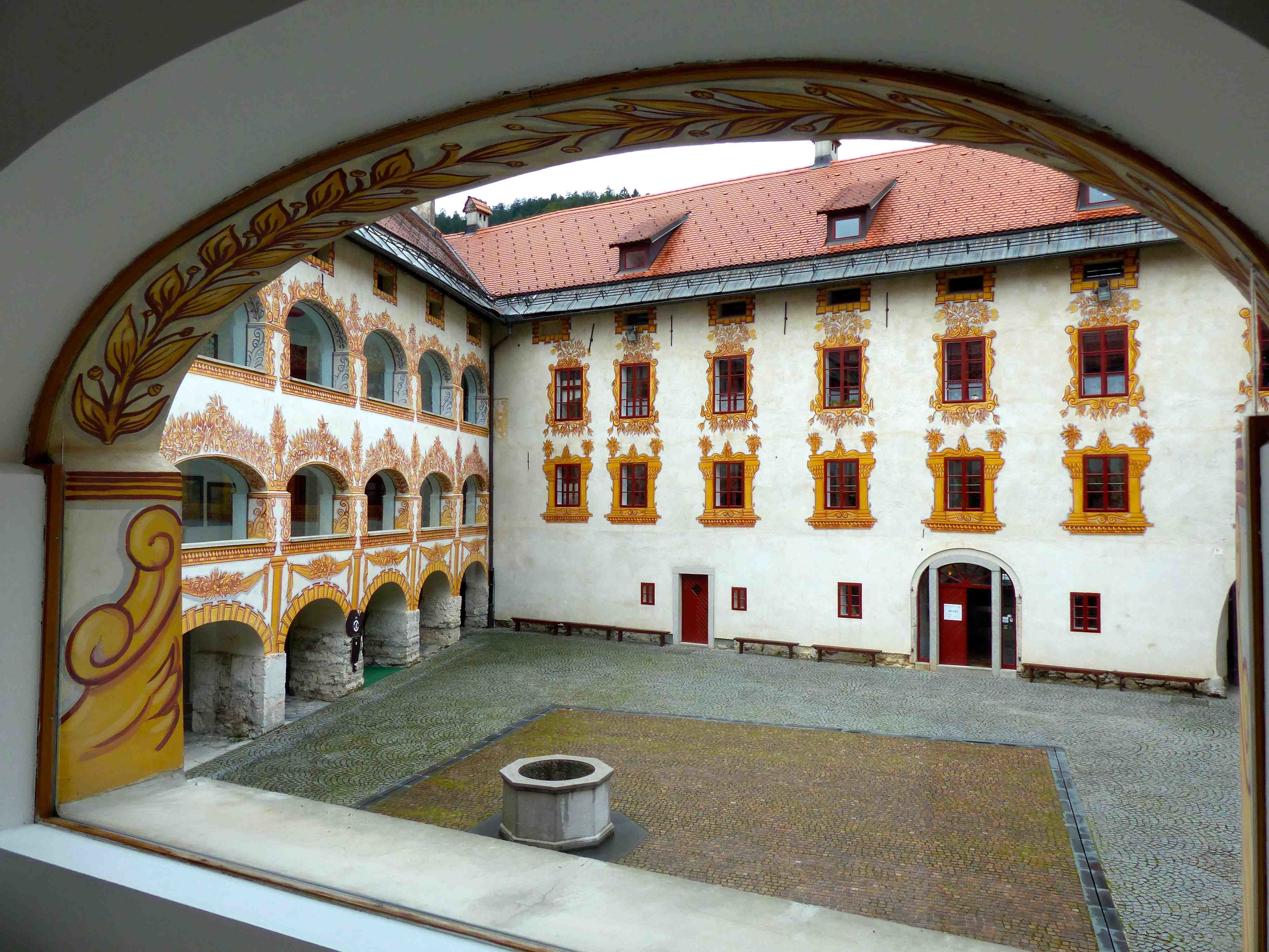 Musée d'Idrija - Cour intérieure