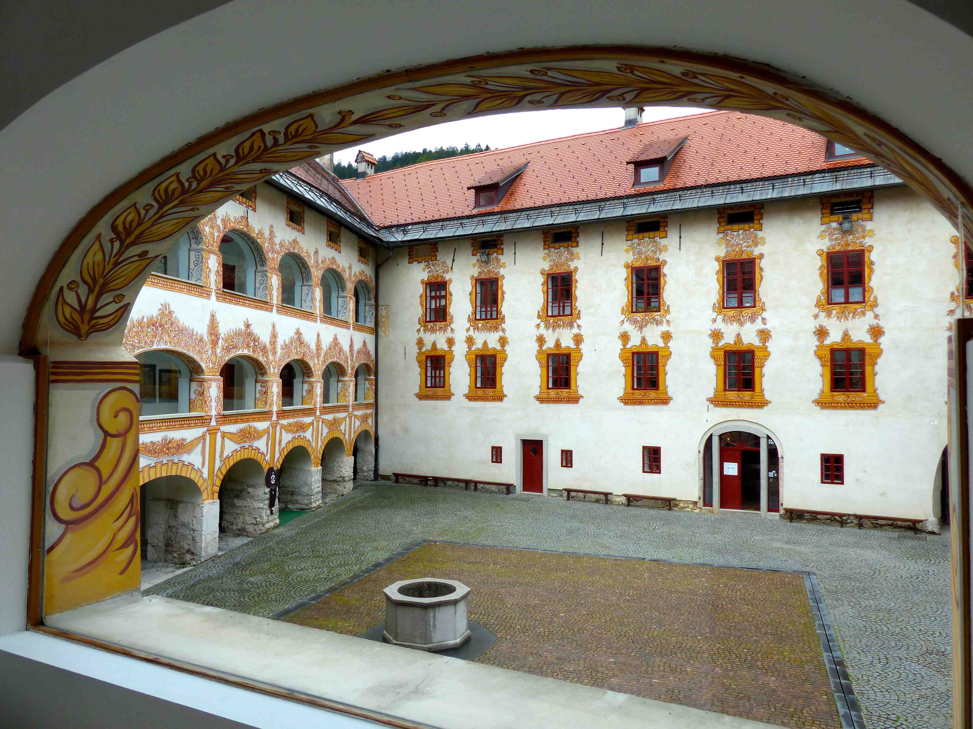 Musée d'Idrija - Cour intérieure Musée d'Idrija - Cour intérieure