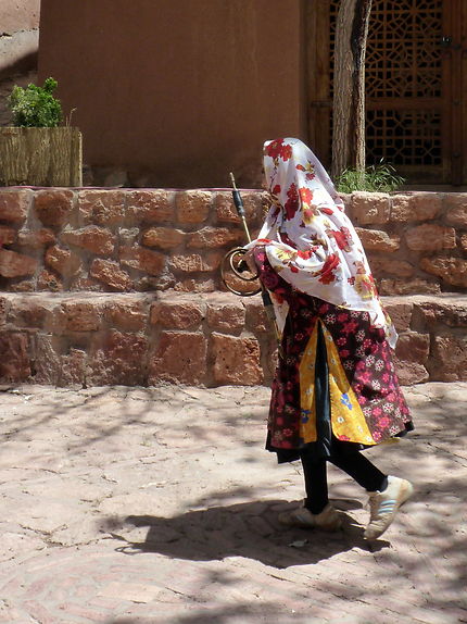 Une villageoise d'Abyaneh