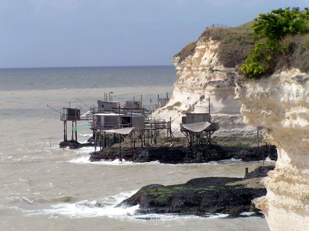 Meschers cabanes de pêche au carrelet