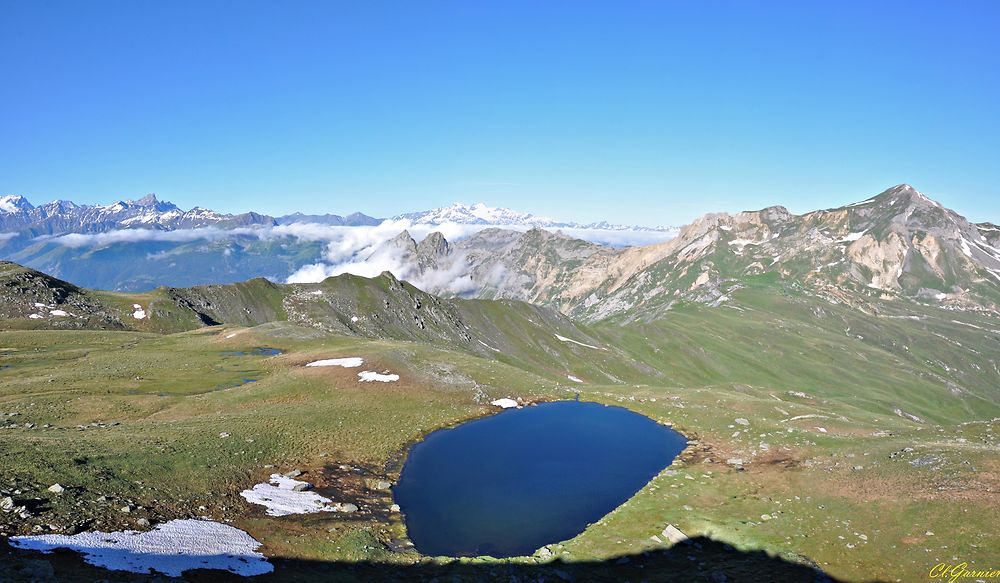 Lac de la Montagnette - Gd Perron des Encombres