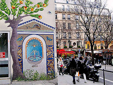 Fresque en mosaïque