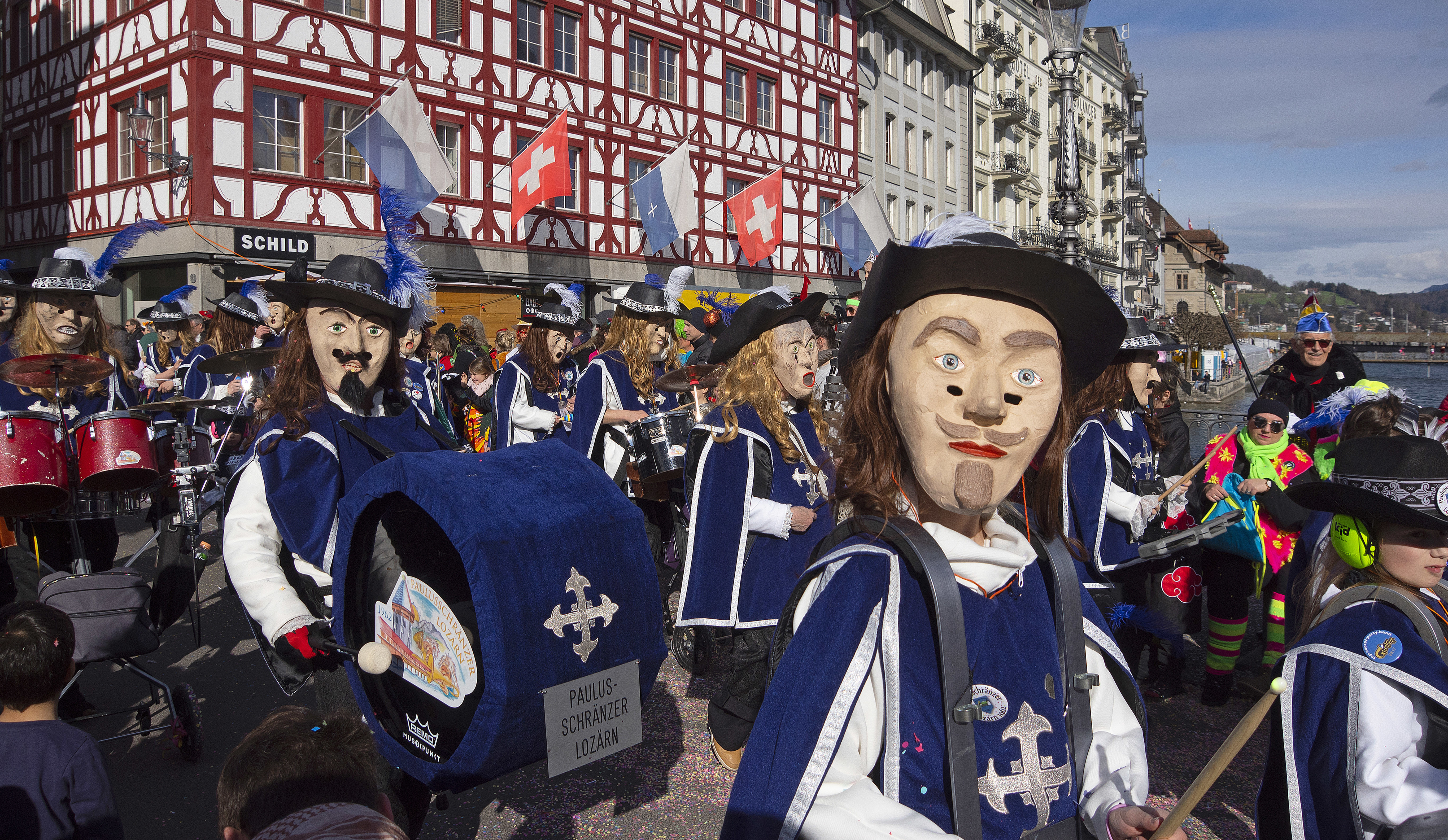 Carnaval de Lucerne en Suisse
