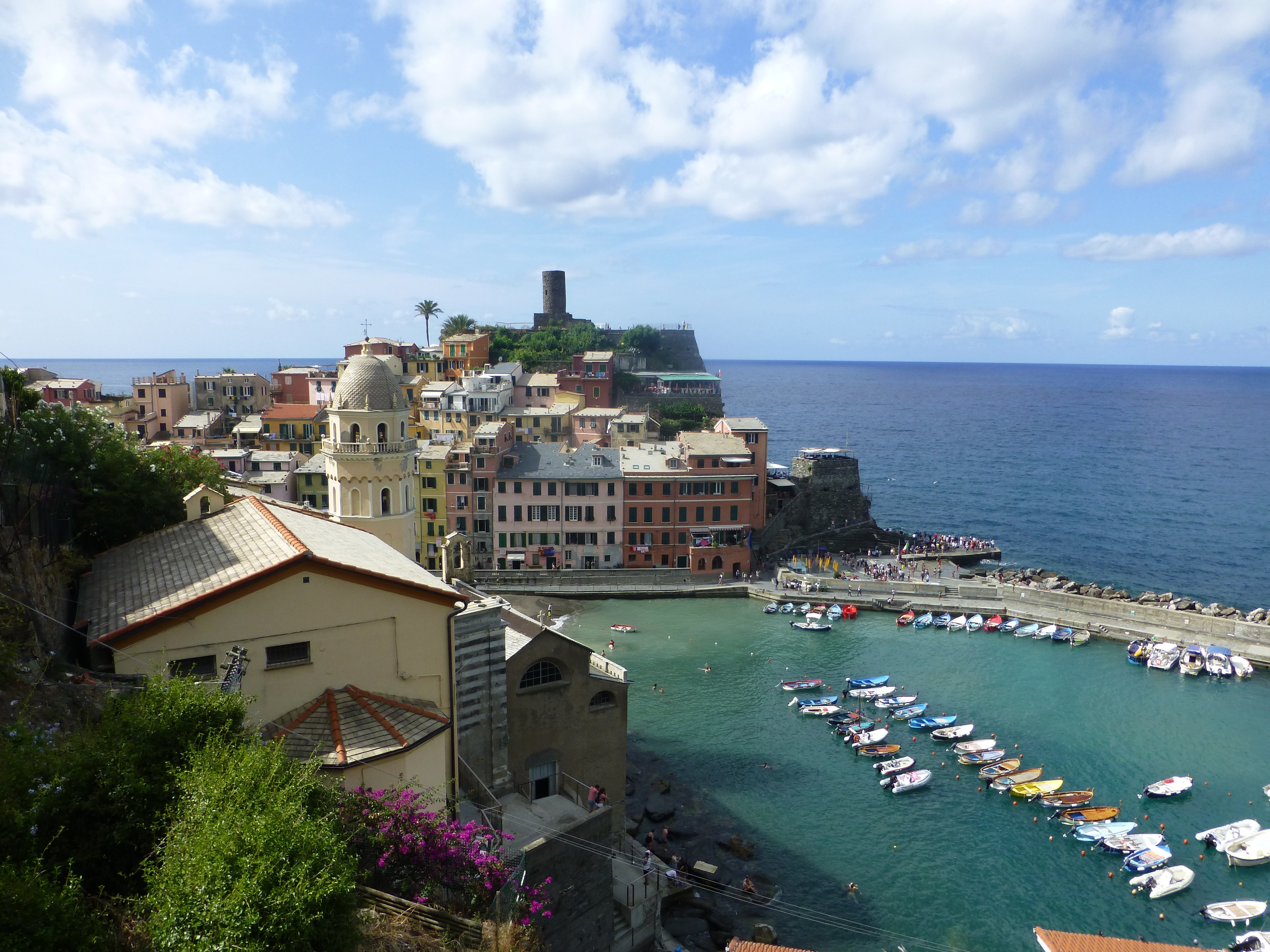 Vue sur Vernazza, Cinque Terre Vue sur Vernazza, Cinque Terre