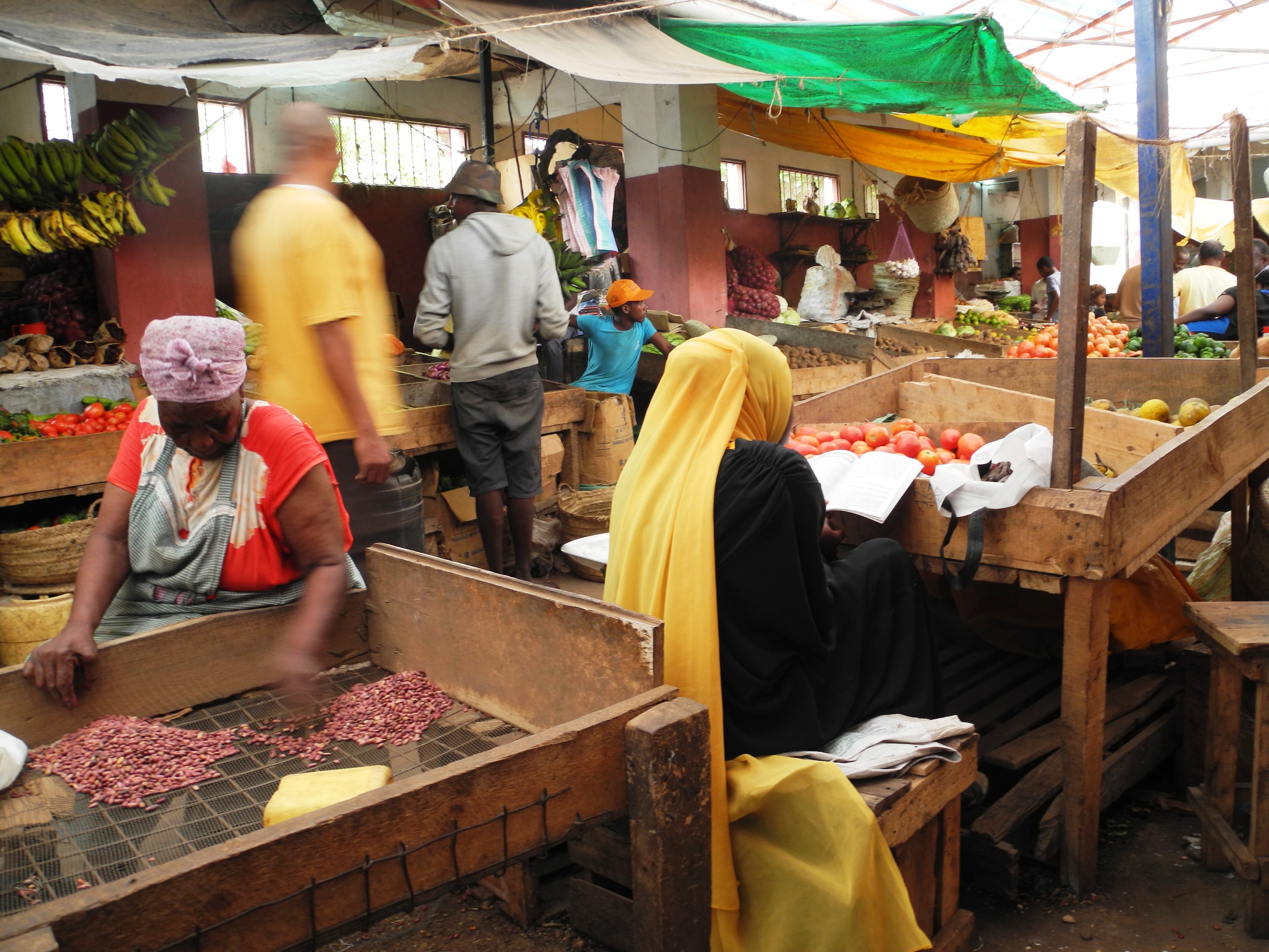 Marché au centre de Lamu, Ile de Lamu Marché au centre de Lamu, Ile de Lamu