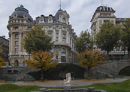 Vue du centre de Lausanne