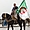Alger, 05 juillet 2018 : le cavalier au drapeau