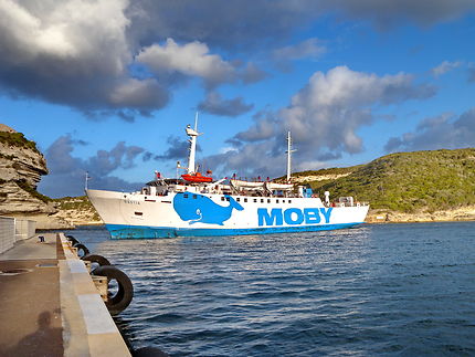 Ferry boat à Bonifacio