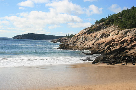 Plage dans le Acadia National Park Plage dans le Acadia National Park