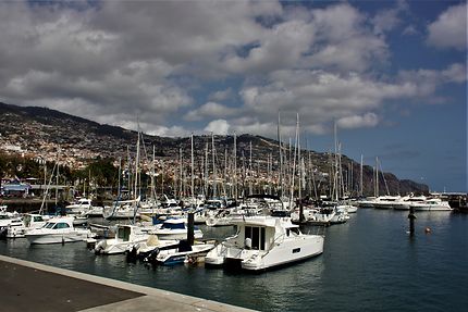 Vue du port de Funchal