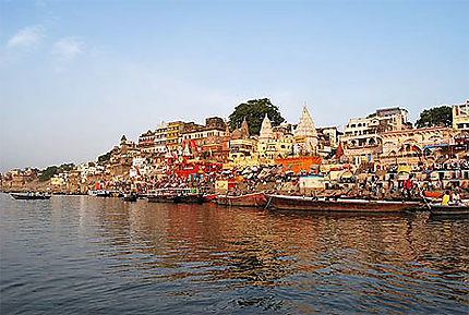Bénarés vue du Gange