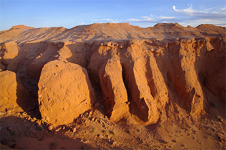 Flaming Cliffs dans le Gobi Flaming Cliffs dans le Gobi