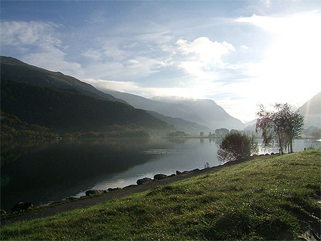 Matin d'automne dans le Snowdonia Matin d'automne dans le Snowdonia