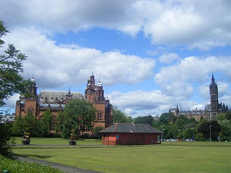 Kelvingrove museum et université de Glasgow