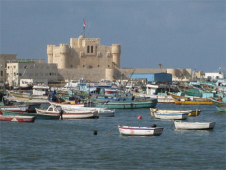 Le fort de Qaït Bay à Alexandrie Le fort de Qaït Bay à Alexandrie