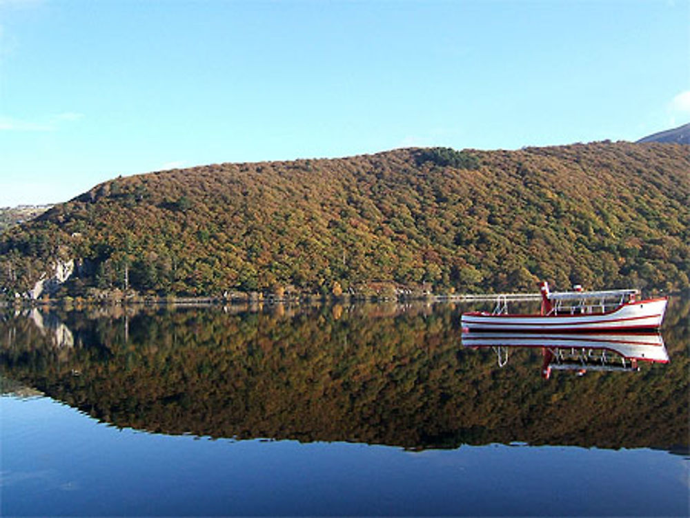 Lac dans le Snowdonia