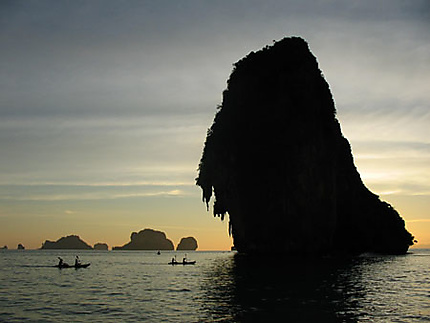 Coucher de soleil sur Krabi