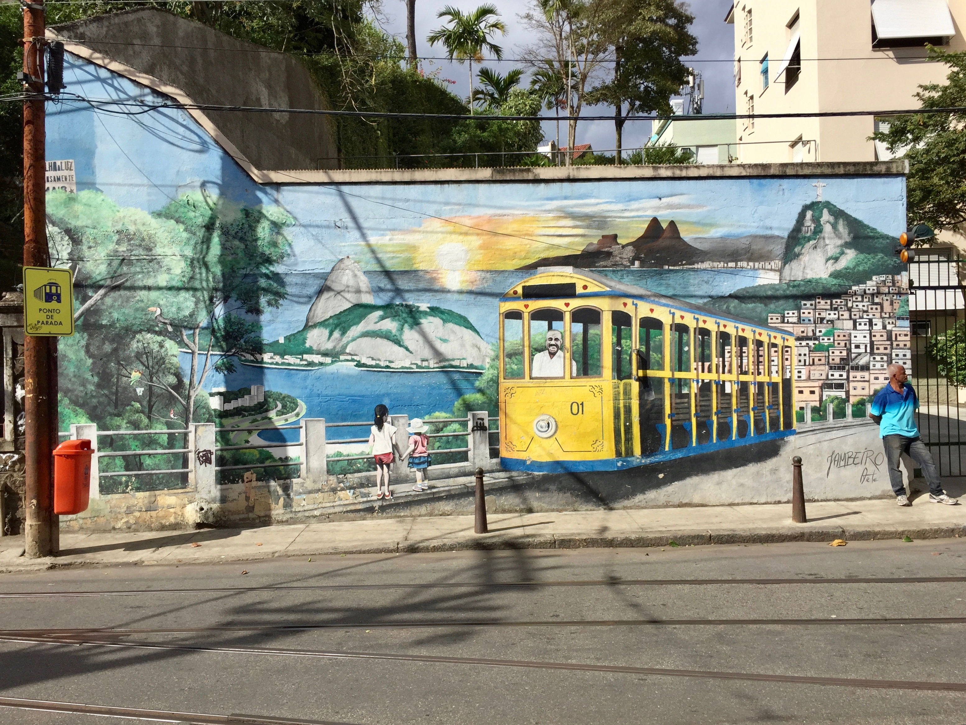 Une fresque à Santa Teresa (Rio de Janeiro)