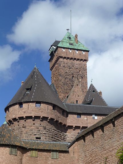 Tourelles en grès, Alsace