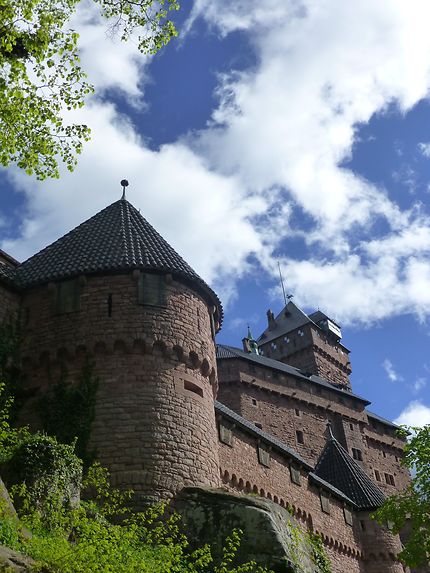 Imposante forteresse en Alsace