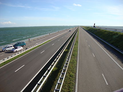 La digue du Nord au Pays-Bas
