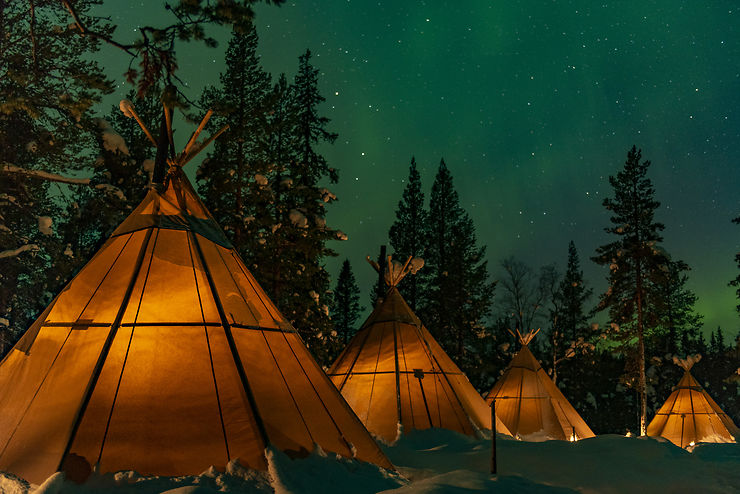 Sude - Laponie : aurores borales et immersion en pleine nature avec les Samis