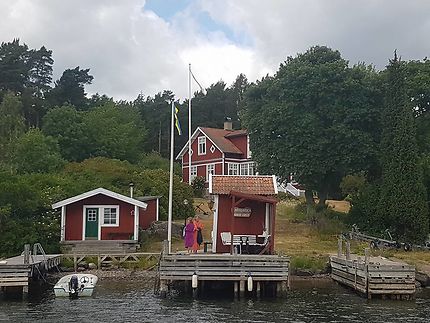 Jolies maisons de l'archipel