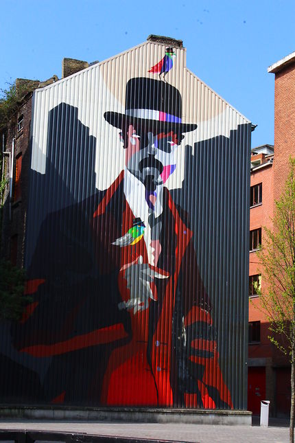 Sozyone, street art à Charleroi