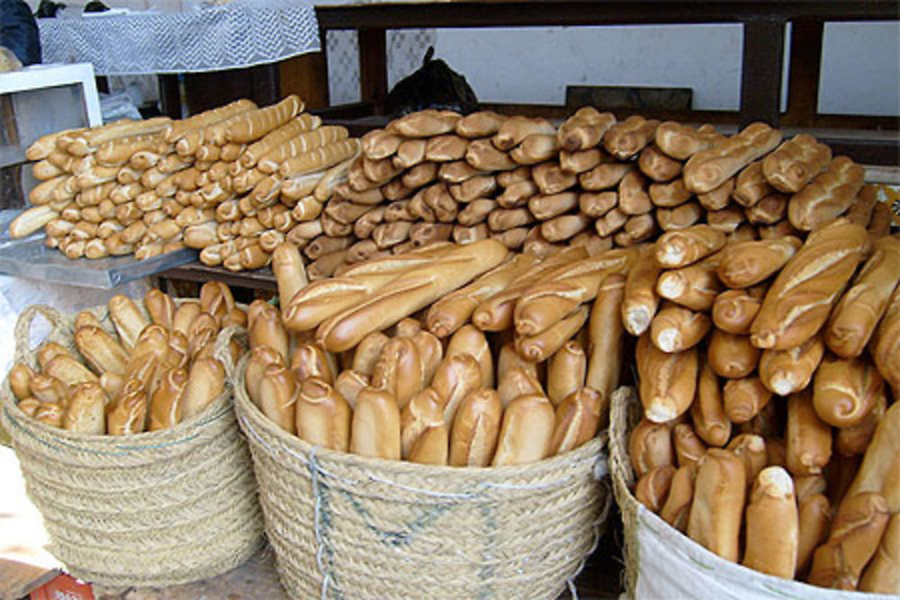 Pains du marché aux souks