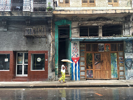 La Havane se réveille sous la pluie