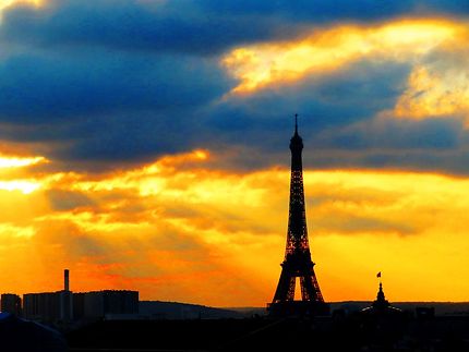 Le ciel d'automne sur Paris