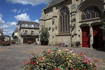 Eglise Saint-Gilles, place du Bouffay, Malestroit