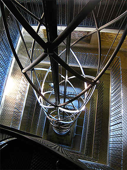Escalier de la tour de l' horloge astronomique