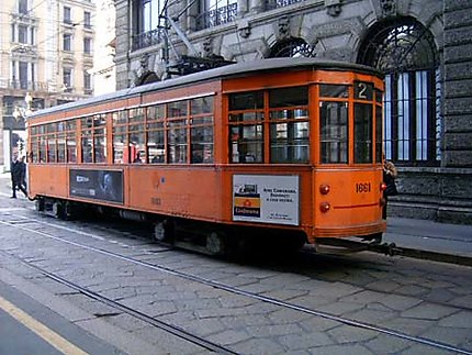 Tramway à Milan