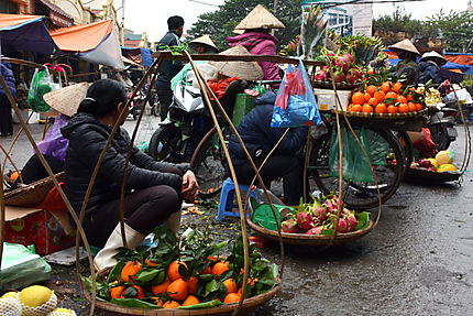 Scène de rue à Hanoi