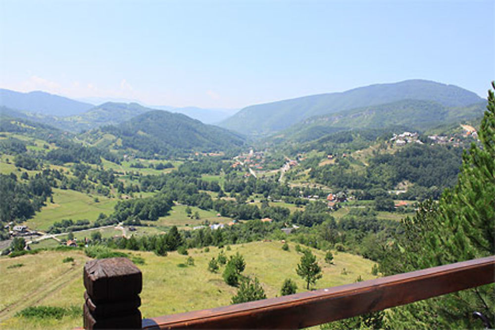 Vue sur la région de Mokra Gora