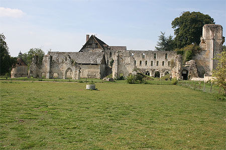 Les ruines de l'abbaye
