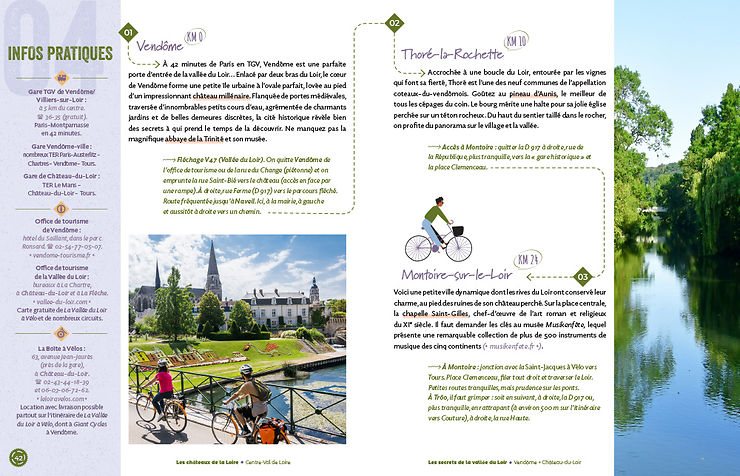 Un nouveau guide pour découvrir les châteaux de la Loire à vélo