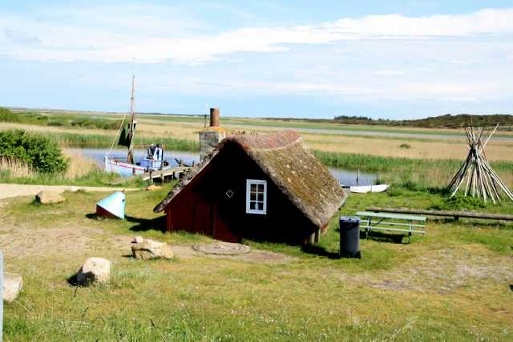 Cabanes de pêcheurs à Nymindegab