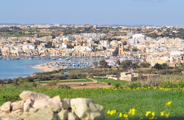 Vue sur Marsaxlokk - Malte