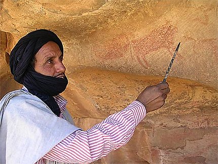 Peintures rupestres vers Atar