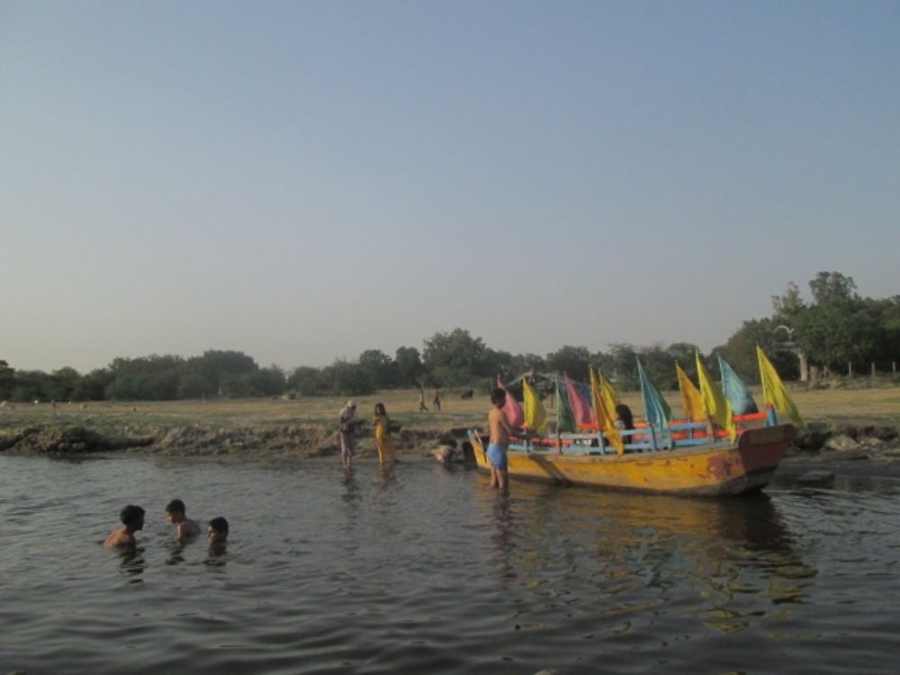 Baignade à Mathura