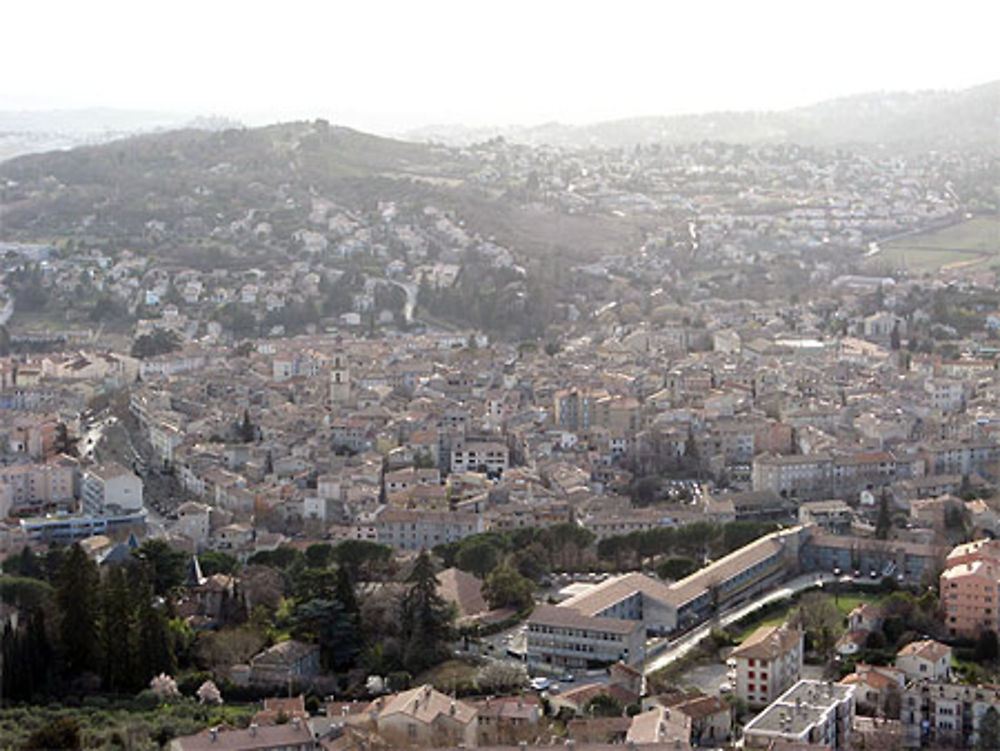 Manosque vu du Mont d'Or