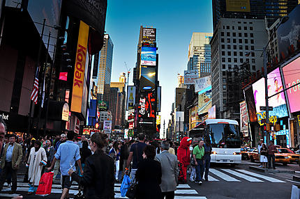 Après-midi sur Times Square