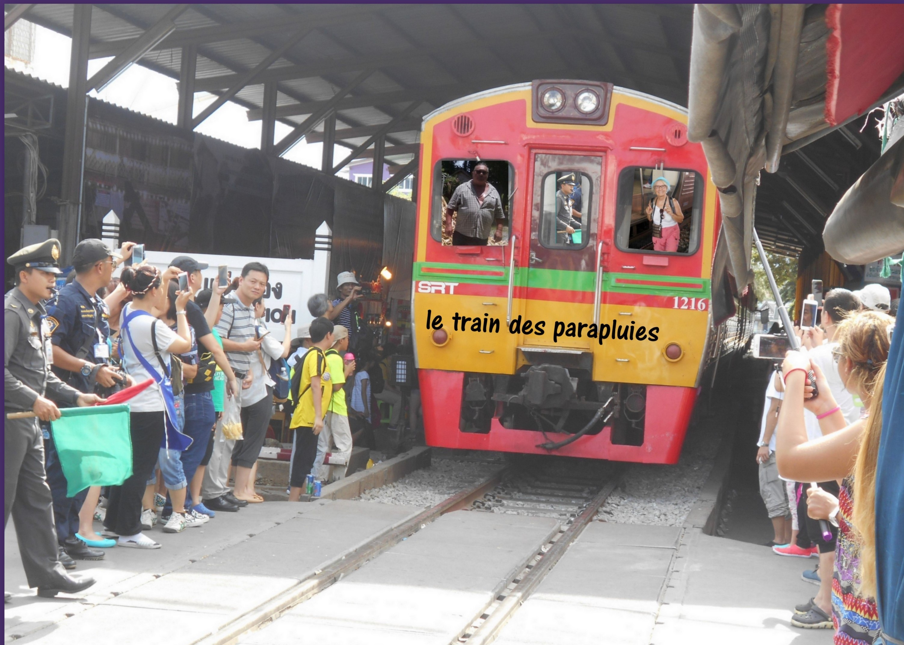 Le train des parapluies Le train des parapluies