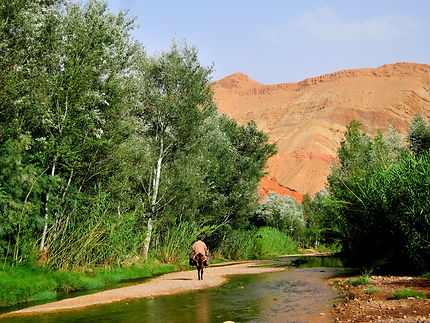 La route au milieu de la rivière