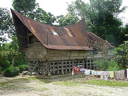 Maisons batak traditionnelles