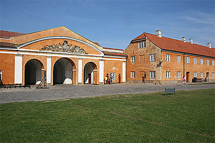 L'entrée du domaine du château de Kronborg