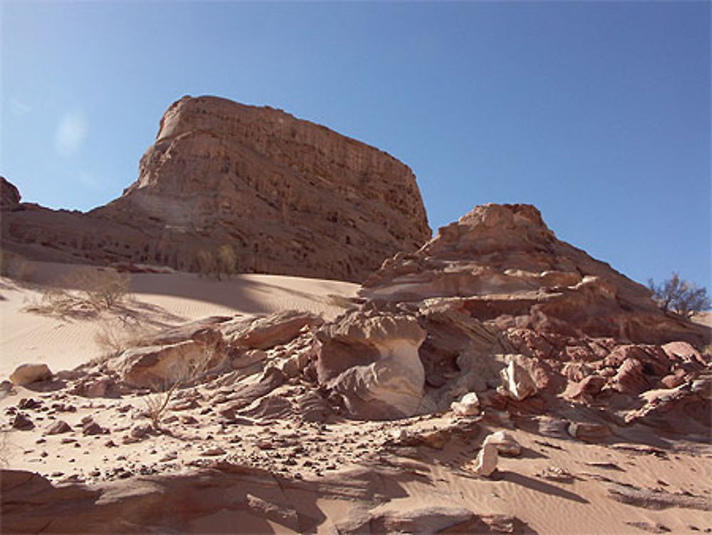 Dunes de Regana, au Sud de la Mer Morte